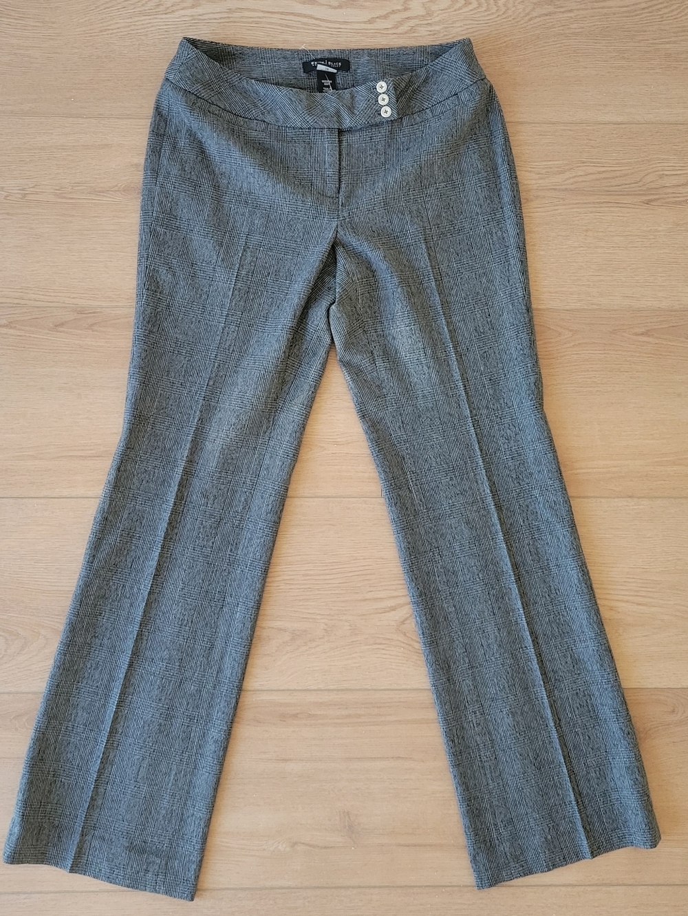 WHBM Legacy Trouser Pant Gray Black 2 Slacks NWOT Workwear Business Casual